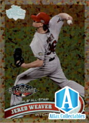 2011 Topps Update Cognac Diamond Anniversary Baseball Card #US50A Jered Weaver